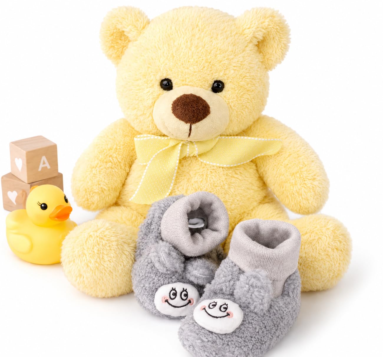 lil hugz Little Luxe Warm Furry Collection—Premium Soft Sole Baby Shoes for Newborns and Infants Off-White-picture-50