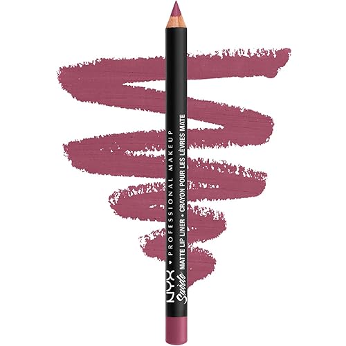 NYX PROFESSIONAL MAKEUP Suede Matte Lip Liner, Vegan Formula - Montreal (Mauvey Pink)
