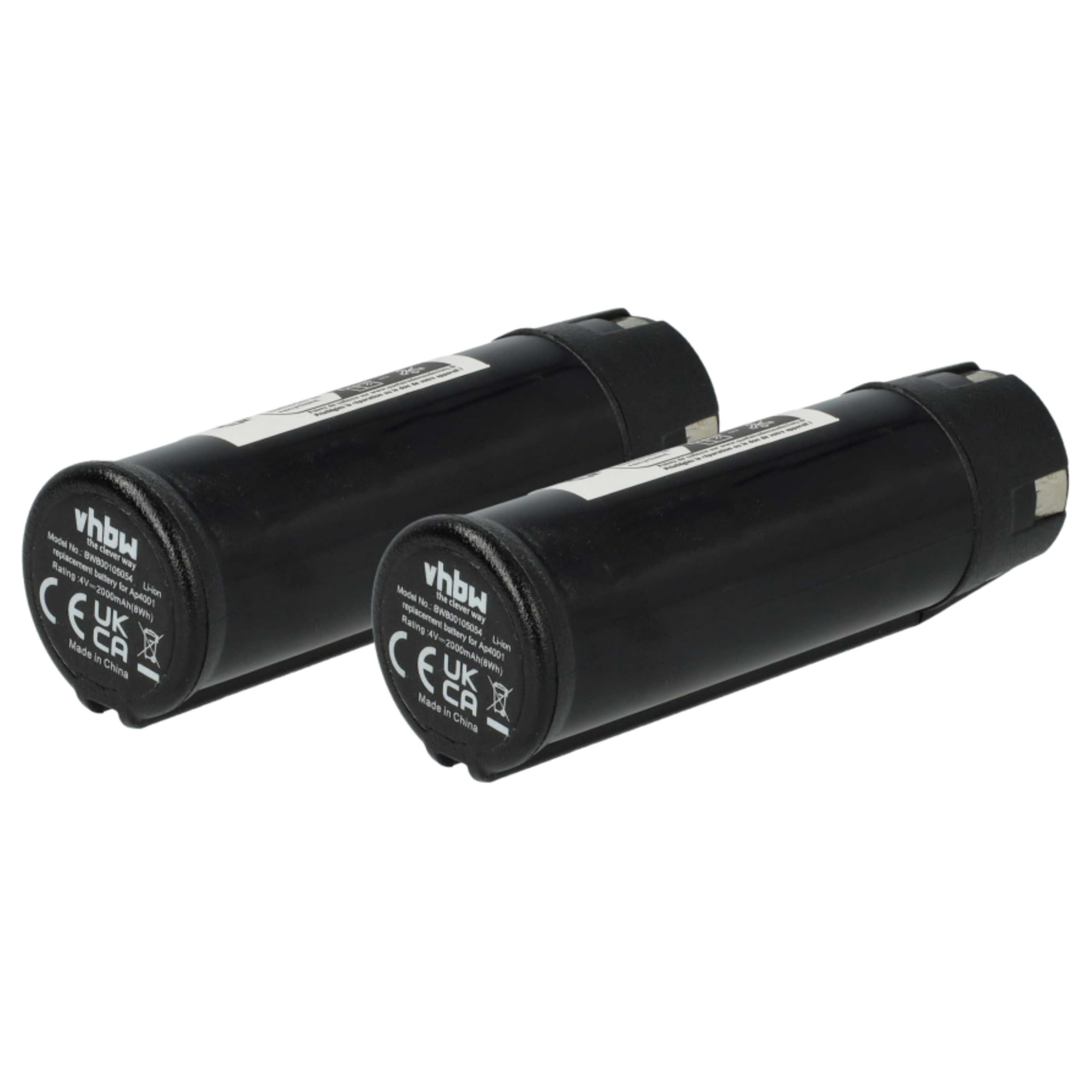 vhbw 2X Batterie Remplacement pour Ryobi AP4001