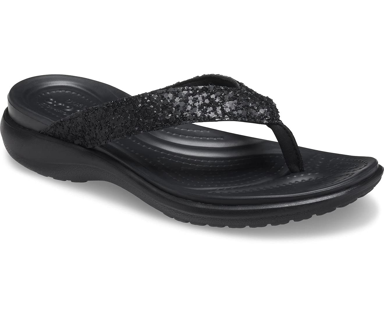 CrocsWomen's Capri V Glitter Flip Flop