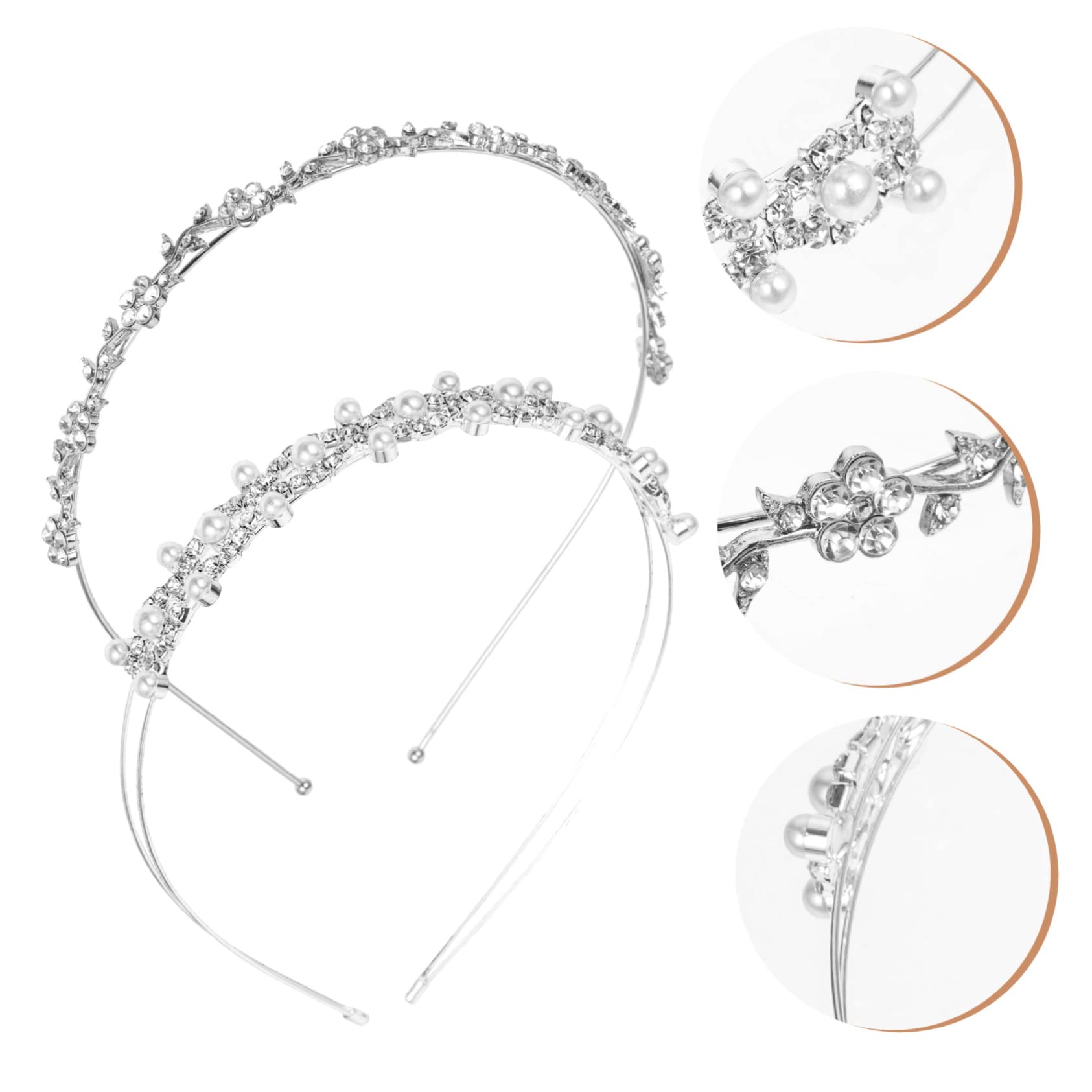 10 Piezas Diadema De De Diamantes De Imitación Decoración Tocados De Novia Adornos Nupciales Para El Cabello Diadema De Diamantes De Imitación Metal Colocar Boda Niño