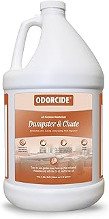 Odorcide Dumpster & Chute Odor Eliminator for Strong Odor – Dumpster, Loading Dock, & Trash Can Deodorizer – Safe, Non-Enzymatic Trash Can Odor Eliminator for Home & Commercial Use (64 oz)