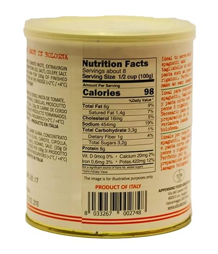 Miniatura 4 de AMERIGO Salsa de carne boloñesa italiana tradicional 28.2 oz (800g)