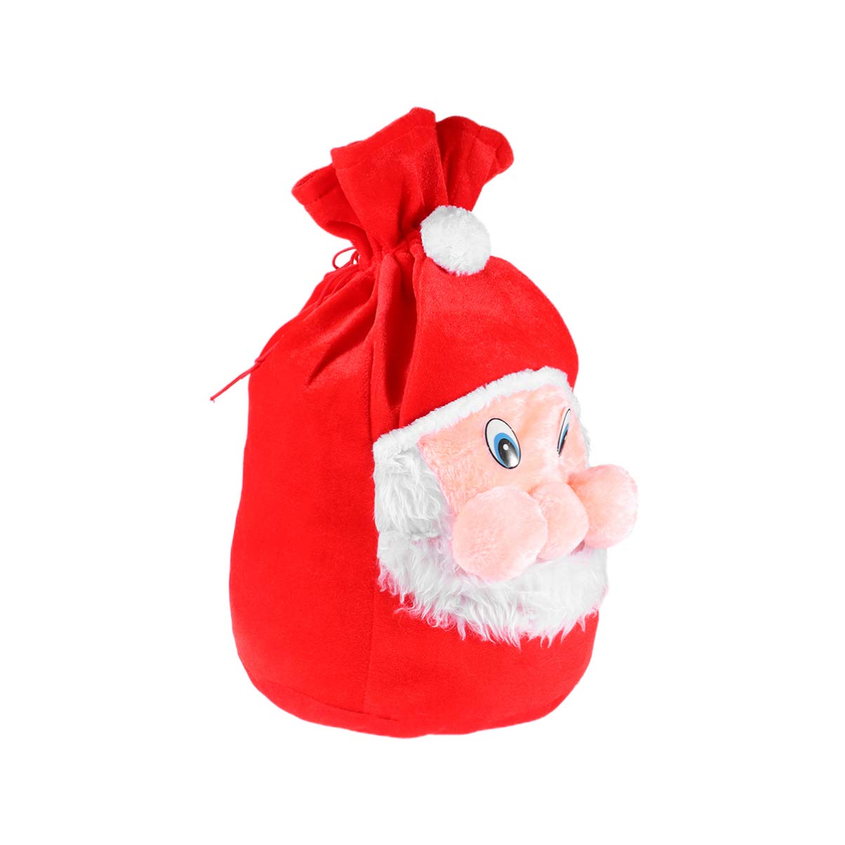 ABOOFAN 3 Piezas bolsa de de dulces de navidad saco de papá noel bombones para regalar ornamento bolsas de envolver con cordón bolsa de navidad largo bolsa de dulces bolso de mano