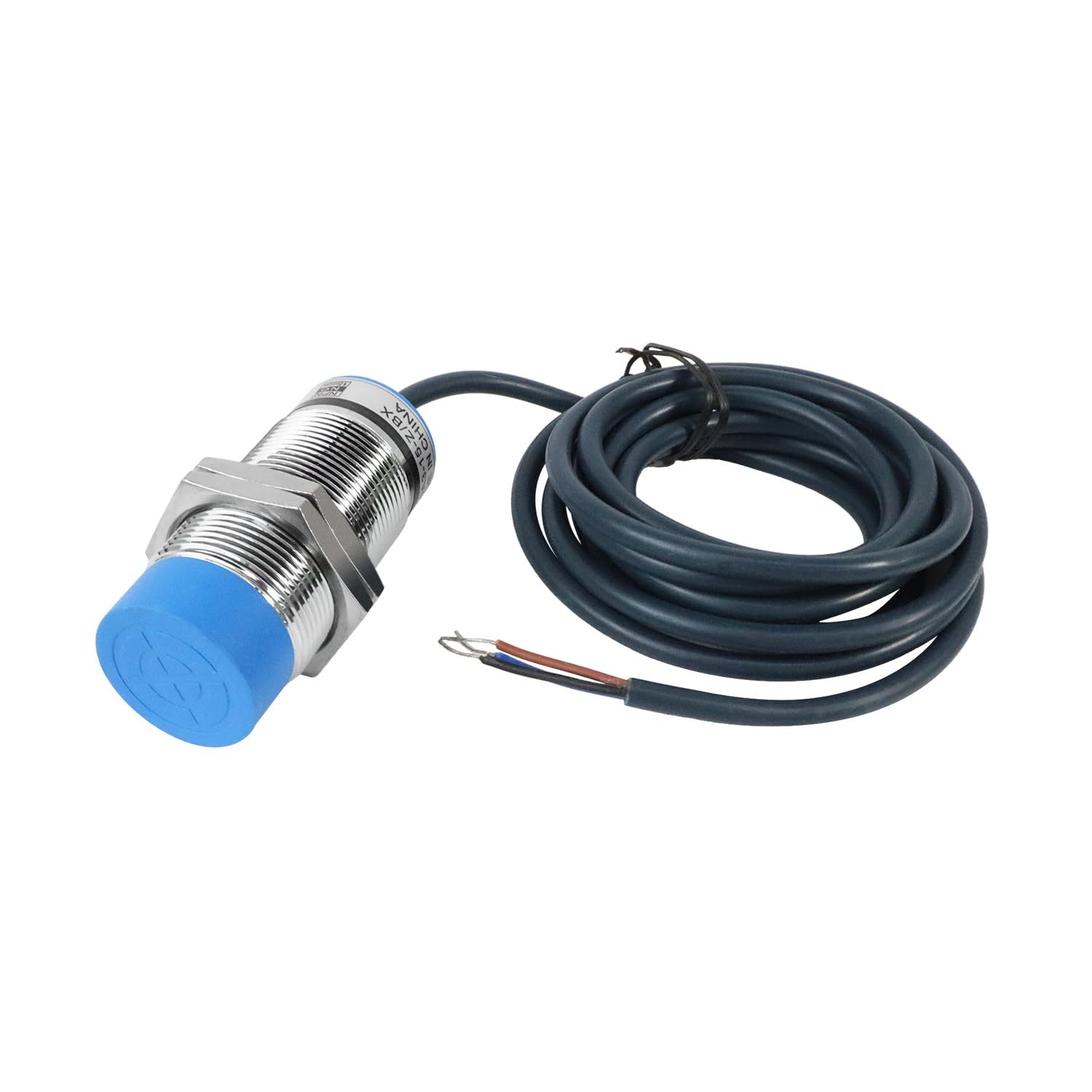GoHz M30 Inductive Proximity Sensor Proximity Switch, Unshielded, NPN NO(Normally Open), 15mm Detection Distance, 12-24V DC Supply, LED Indicator