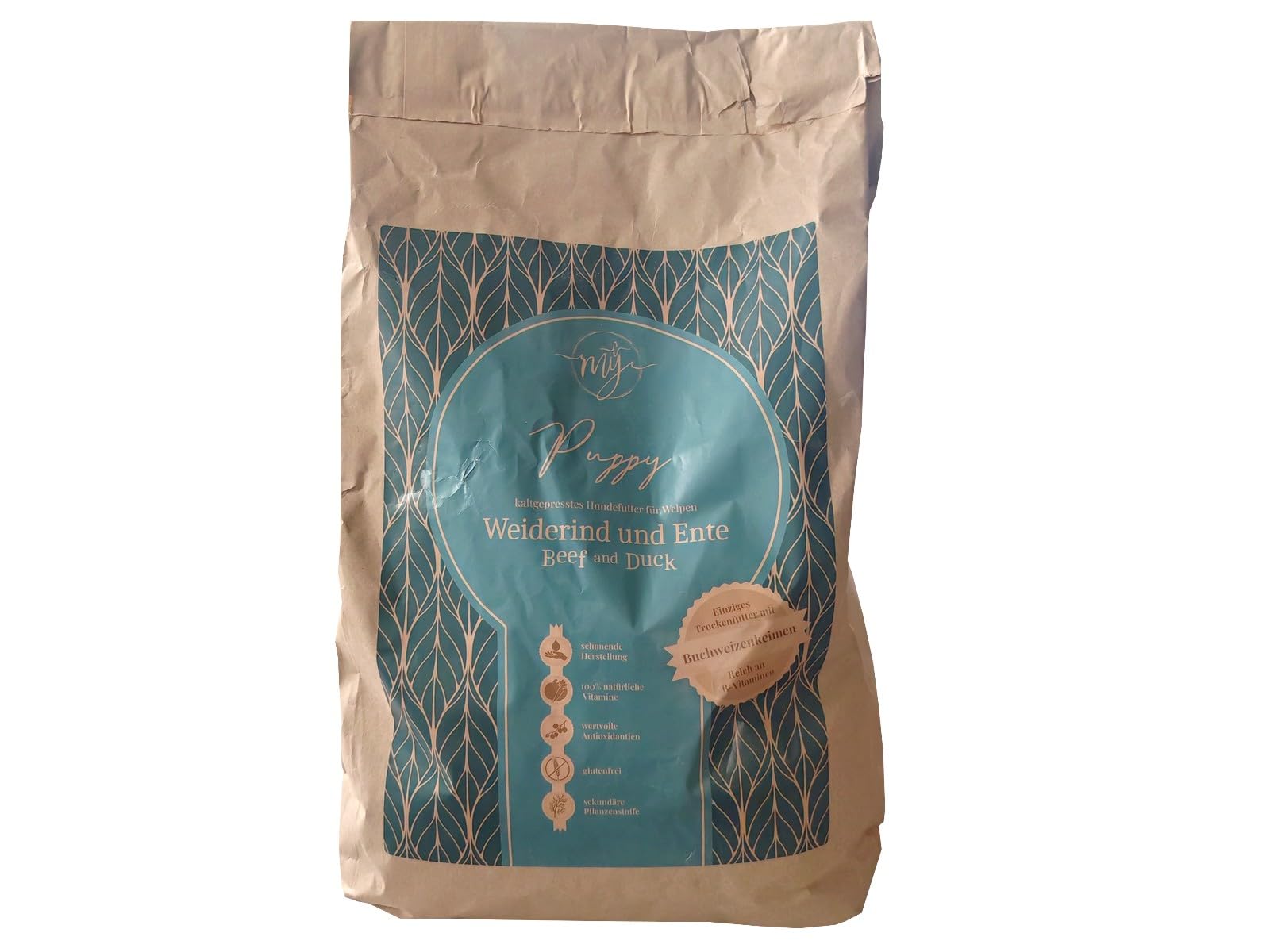 My Trockenfutter Puppy für Welpen mit Weiderind und Ente 10kg mÿ Alleinfuttermittel für Welpen bis 12 Monate