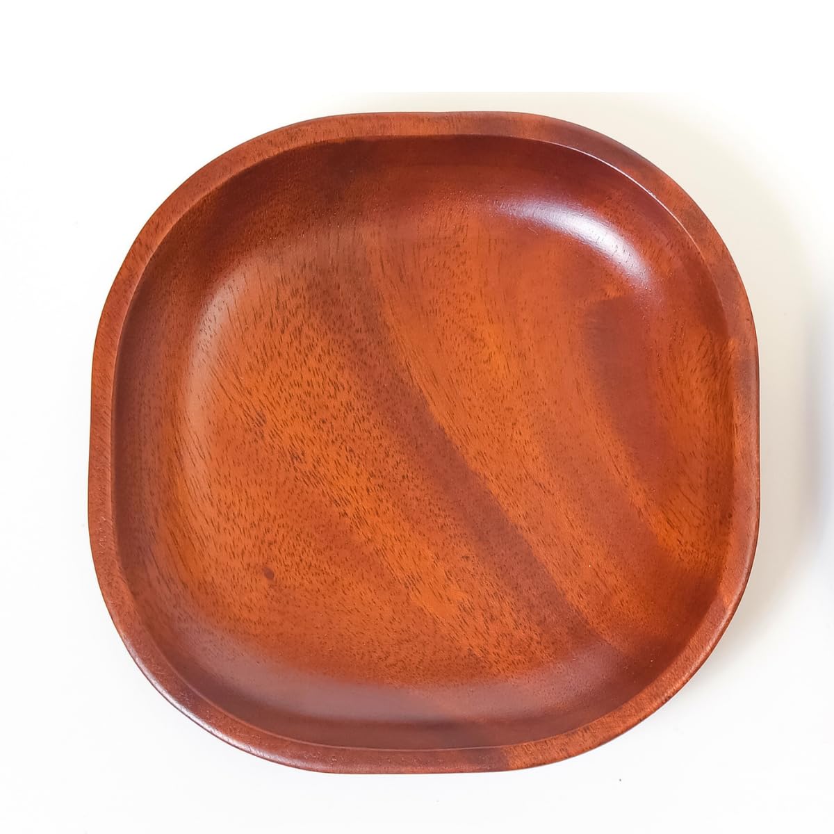 Tokutsune Kougei Small Dish, Serving Plate (Wood Lacquer/13.5cm/Square with Rounded Corners) 1 Piece | Combines Cuteness and Quality TBB-101 [Food Sanitation Act Compliant] : Home & Kitchen