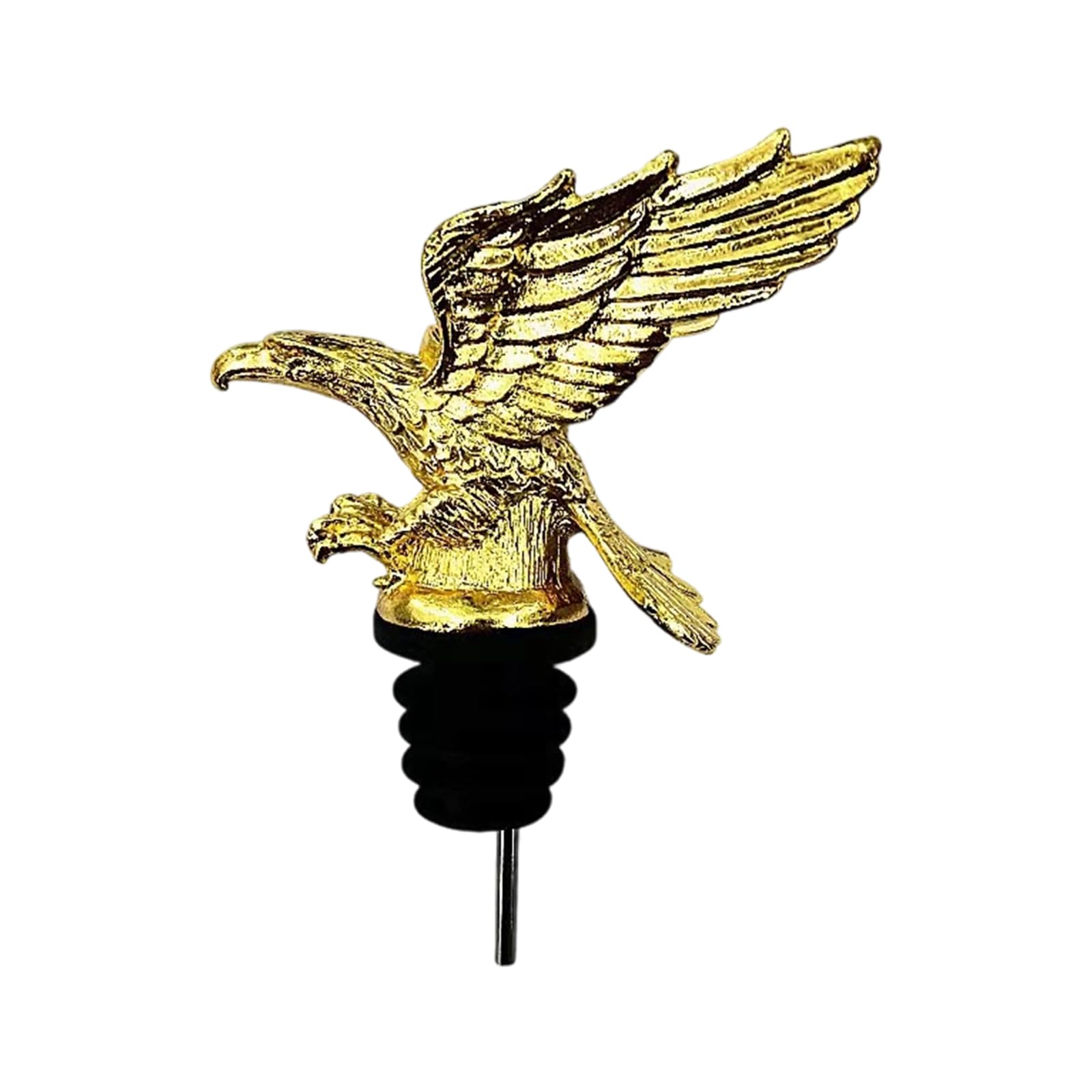 Oxxggkao Premium Kirsite Liquor Dispenser with Artistic Hawks Design Ergonomic Handle Wine Tool for Smooth Pouring Kirsite Hawks Head Wine Pourer