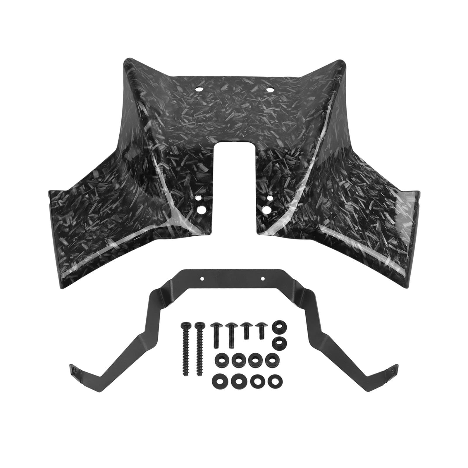Aileron De Moto Avant Aileron De Protection Moto pour Suzuki pour GSX-8S 2023 2024 2025(Forge Pattern)