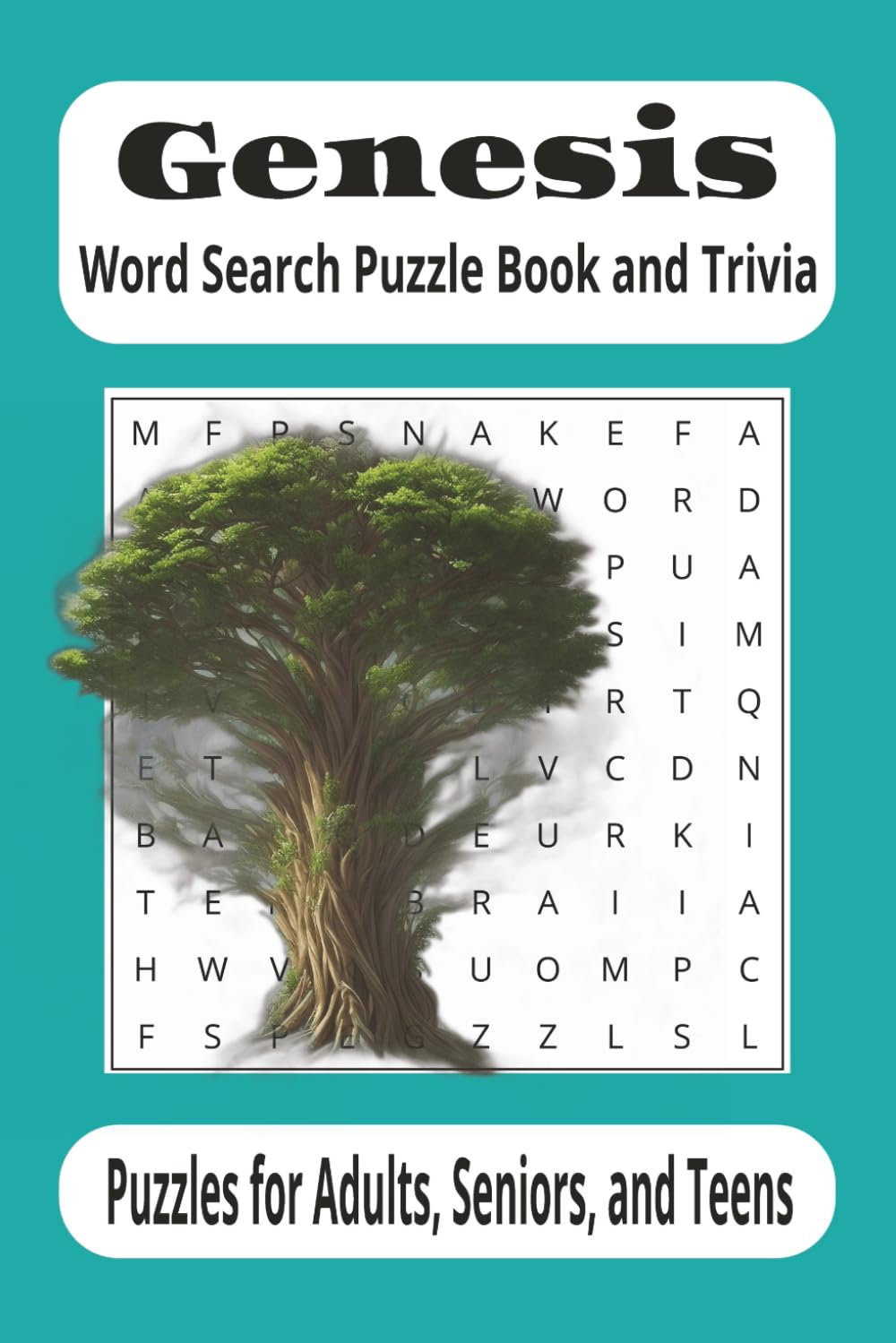 Genesis Word Search Puzzle Book: Word Searches with Easy to Read Print about the Book of Genesis, the Bible, and Trivia Questions | 6x9 inches, 116 ... Sunday School Classes, and Free Times