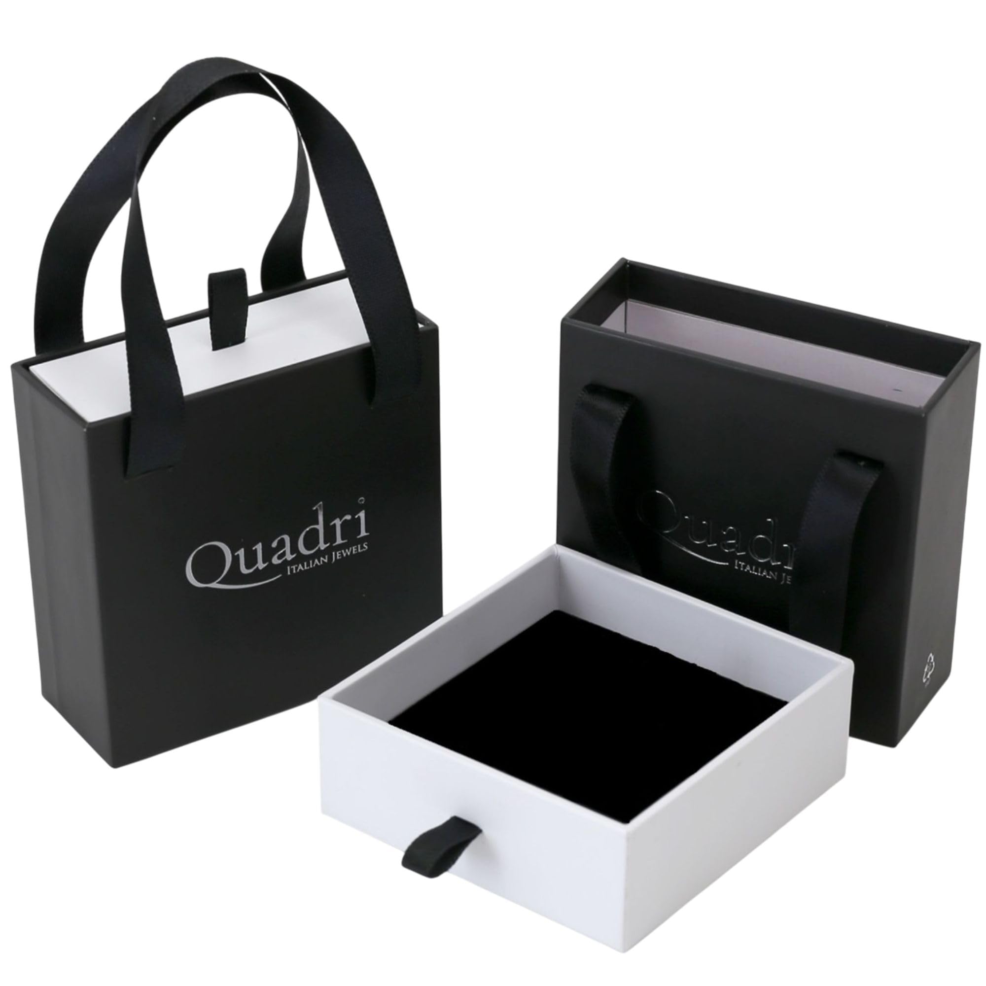 QUADRI Catena in Argento 925 per Uomo e Donna | Collana a maglie Franco di fabbricazione italiana | Catena in Argento per Uomo e Donna | Finitura SILVER PLUS antiossidante | 51–56–61 cm