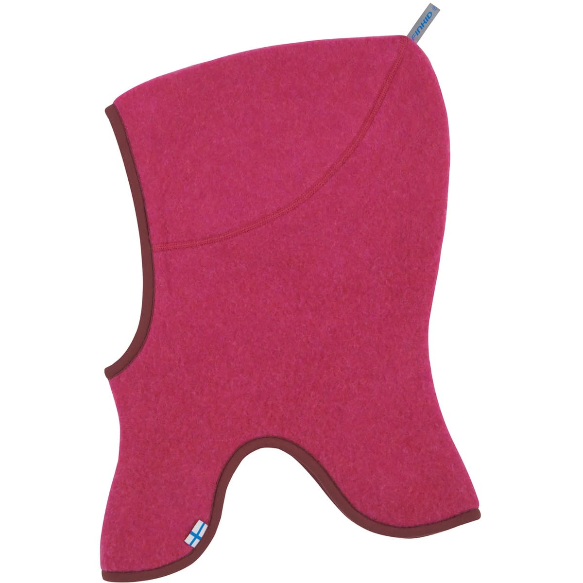 Finkid Kinder Luola Wool Sturmhaube, Raspberry-Sable, M