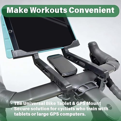 Miniatura 2 de Soporte de almohadilla impresa en 3D para ciclismo de interior - Soporte seguro para manillar para entrenadores de bicicleta  Resistente a las