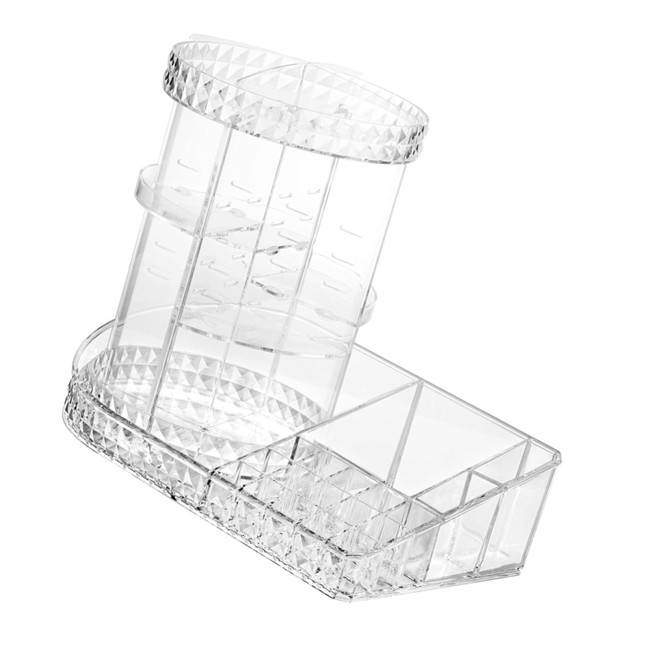 Scatola Per Cosmetici Girevole Multistrato Organizer Per Cosmetici Da Scrivania Compatto Per La Casa Scomparti Organizzatori Per Camera Da Letto e Spogliatoio