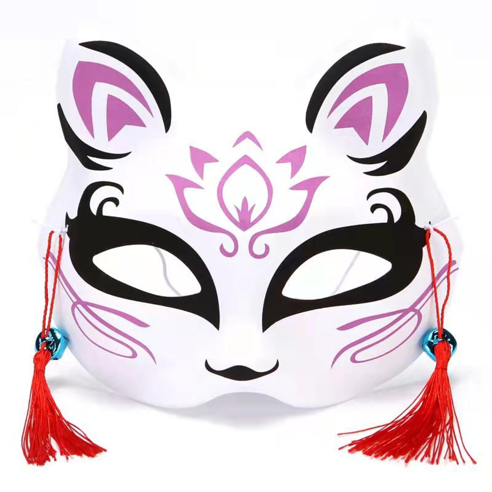 Two-faced cat fox mask fox fairy mask scenic fox mask, party party