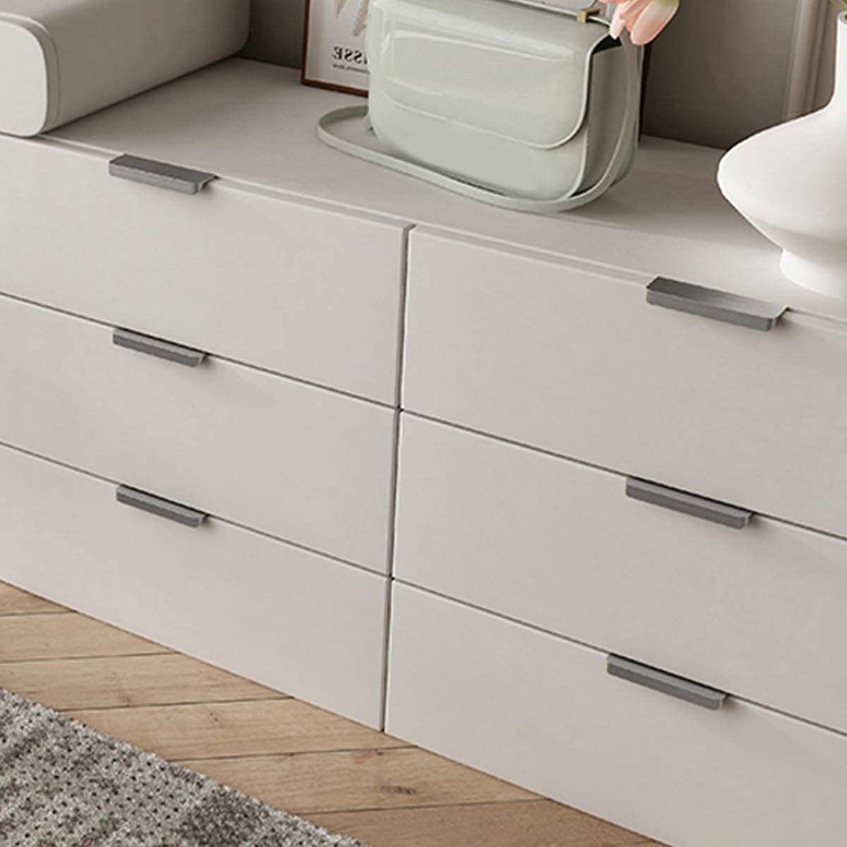 10 Stück Schubladengriff Schrankgriffe Versteckt Modernes Möbelgriffe Mit Schrauben für Schlafzimmer Küche Kleiderschrank Küchengriffe Türgriff Gesamtlänge 80-1200mm(31.5inch/800mm)