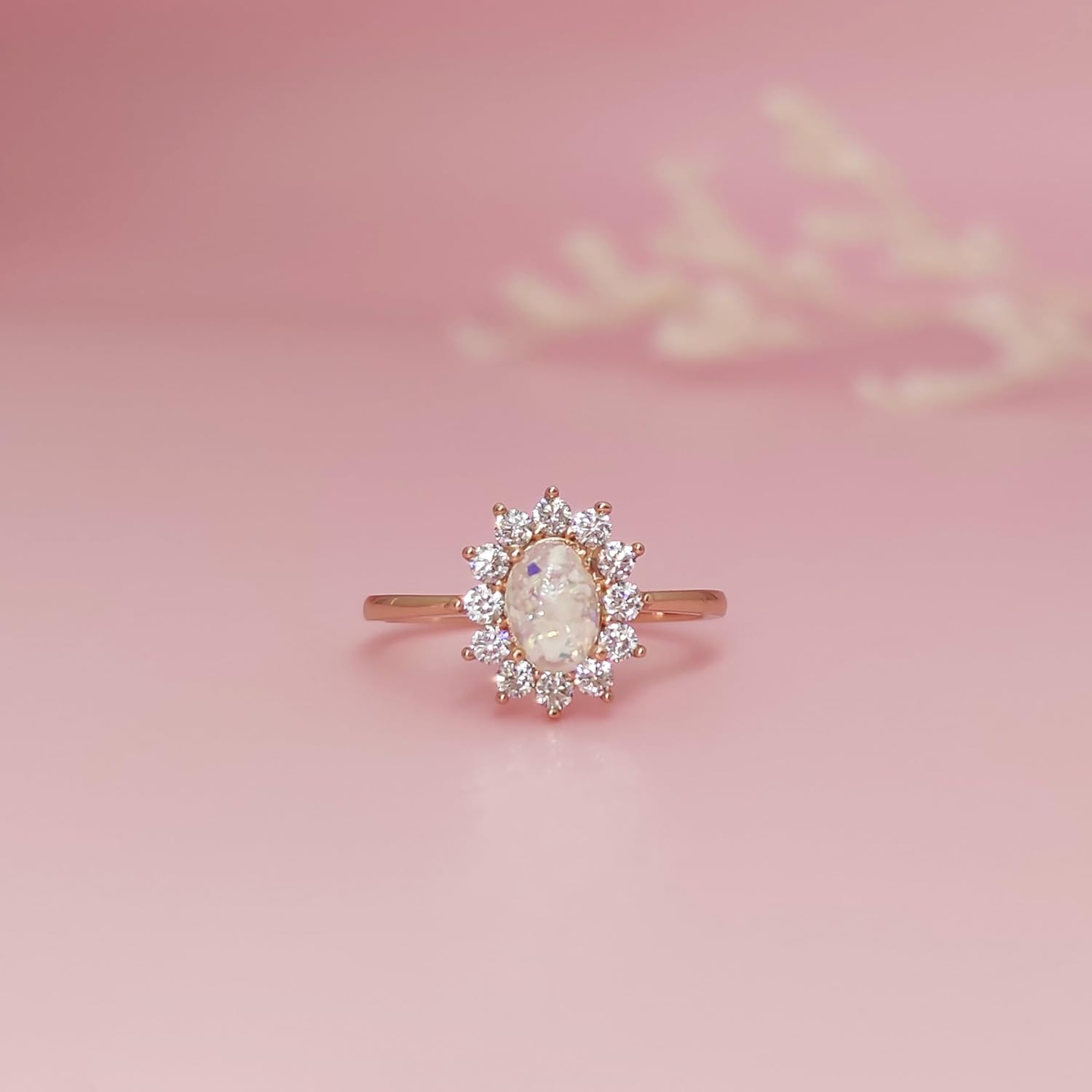 DIY Sterling Silver Starburst Oval Ashes Ring KIT, Ashes Jewellry KIT, Ashes Keepsake, Memorial Gifts for Loss of Pet/Loved One, Memorial Ring, Cremation Jewelry for Ashes, Unique Holiday Gift