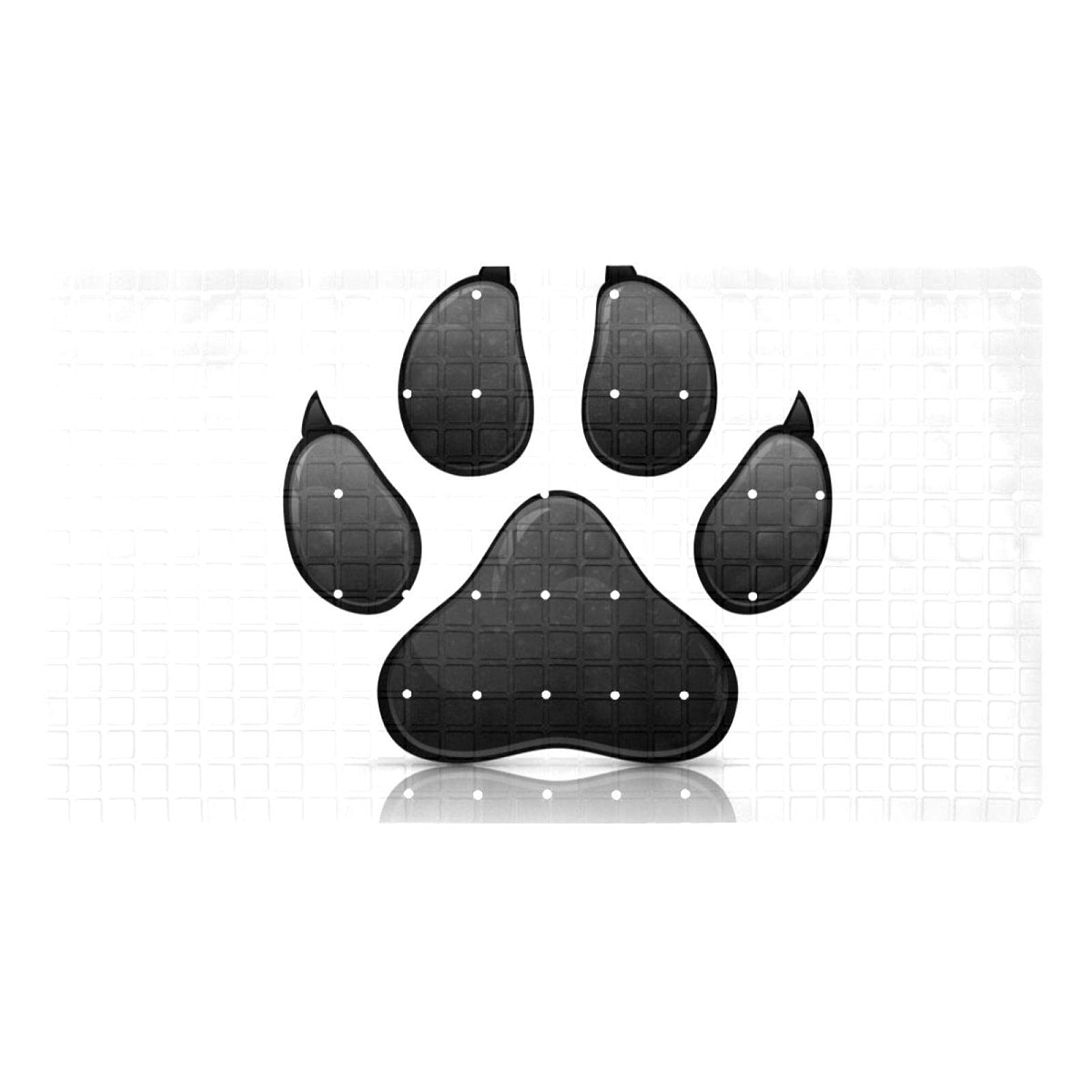 Tapis de douche antidérapant avec ventouses et trous de drainage pour baignoire 68cm