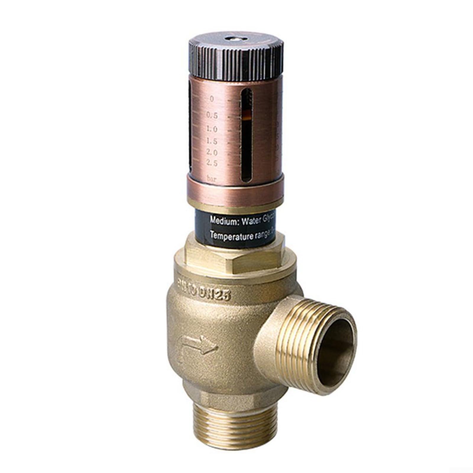 per sistemi HVAC della caldaia della valvola di bypass di pressione differenziale compatta, componente di equilibrio con display bar/mH2O, costruzione in ottone 33mm