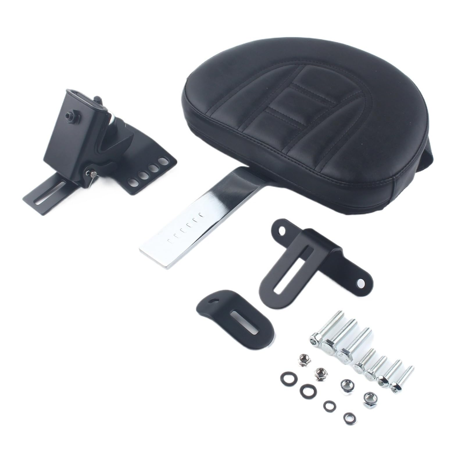 Poduszka Kufer Motocyklowy Pasuje do Harley Touring 1988-2020 Zestaw regulowanego oparcia kierowcy typu plug-in podpórki pod plecy