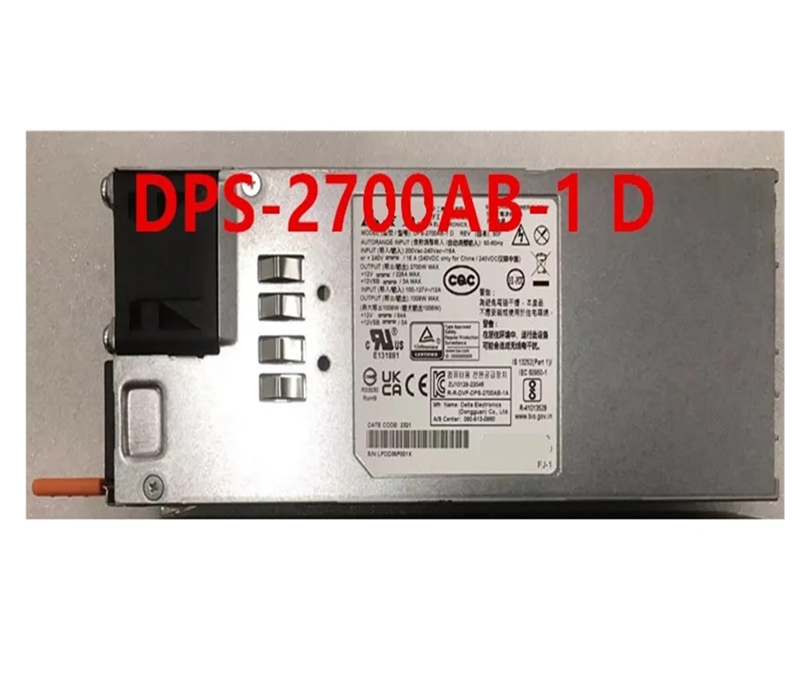 ZVQYSGIW 1PCS Power Supply 2700W DPS-2700AB-1 D DPS-2700AB-1D