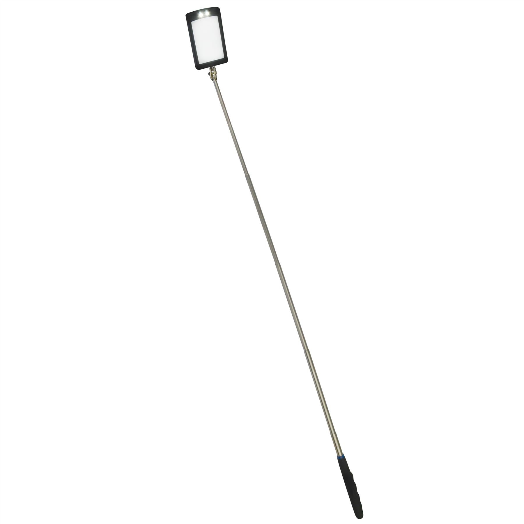 AB Tools-Toolzone 2 LED Bright Light Torch Extending Telescopic Inspection Mirror 50 x 80mm TE759