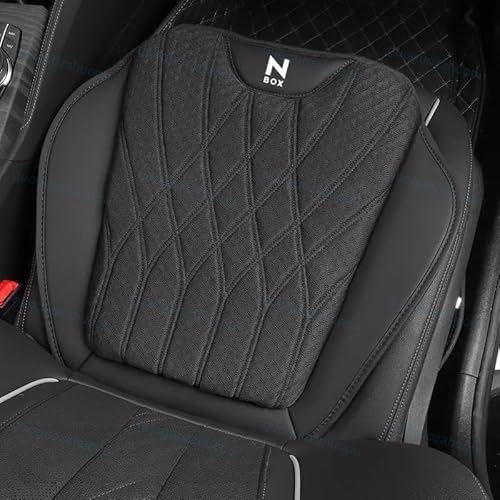 N-BOX 車用 シートクッション 通気性カーシートNシリーズ フリード N-BOX JF2 JF3JF4 JF5 JF6 全シリーズ対応 収納ポケット付き シートカバー低反発 クッション蒸れない カーシート 滑り止め オールシーズン 自動車 椅子用 自宅
