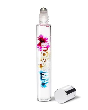 Blossom Roll on Perfume for Women Alcohol Free Rollerball Perfume Oil, Essential Oils, Infused with Real Flowers, Made in USA, 0.20oz (Coconut, Lily of the Valley, Chamomile, Vanilla), Coconut Nectar