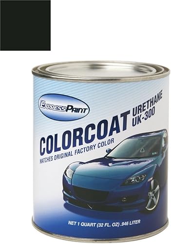 Vista 576 de ColorRite Tarro de media onza para Audi A8 pintura de retoque automotriz – Havanna Black Pearl Clearcoat LW8X – Color+Clearcoat paquete LW8X (2011)