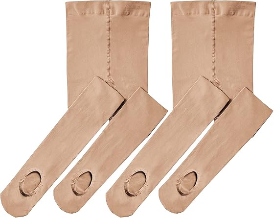 Stelle Girls Convertible & Transition Ballet Tights for Toddler Dance Kid