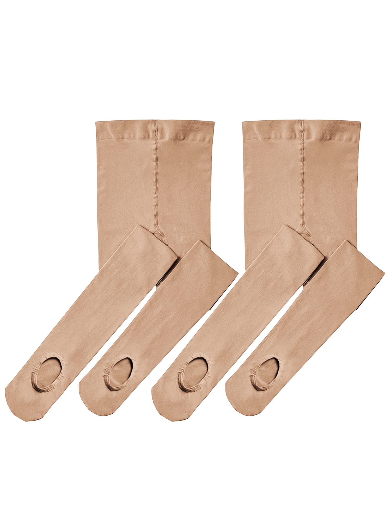 Stelle Girls' Convertible &amp; Transition Ballet Tights for Toddler Dance Kid