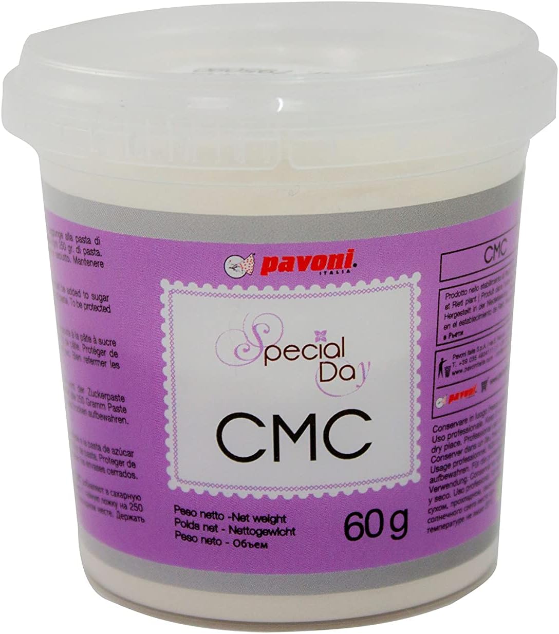 60g CMC for flower paste / fondant