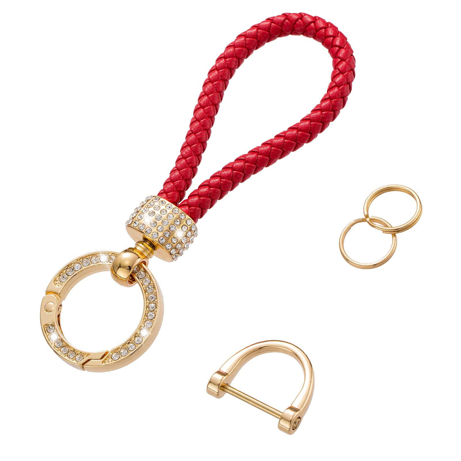 Bling Bling Luxury Crystal Diamond Car Key Chains Key Fob, Car Key Chain For Ladies Women