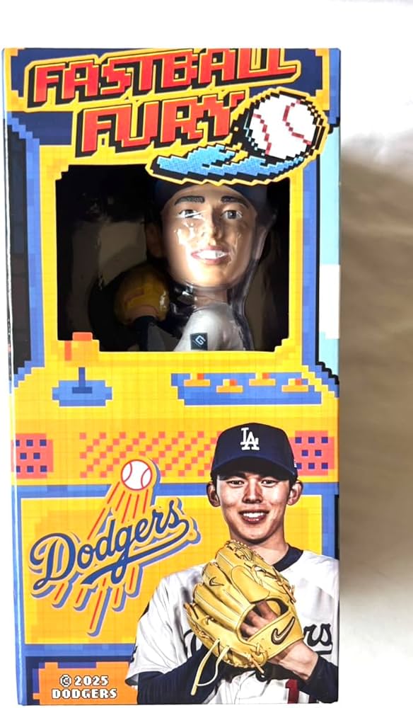 ロサンゼルスドジャース　人形と生地 Amazon.co.jp: ロサンゼルス・ドジャース 佐々木朗希 バブルヘッド人形