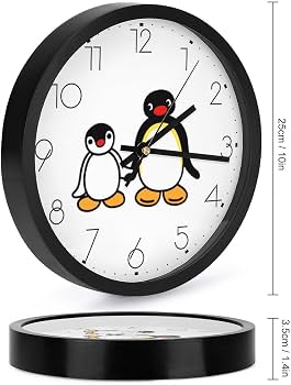 Amazon.co.jp: ペンギン キャラクターピングー掛け時計 時計 壁時計