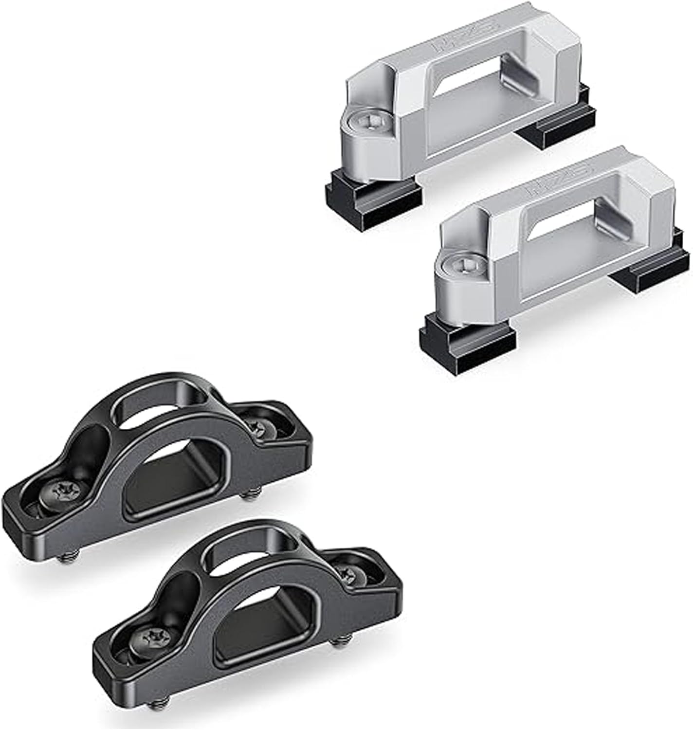 MZS Bed Cleats Tie Down Hooks Compatible with Tacoma Tundra Pickup for Cargo Trailer, Replace PT278-35160 PT278-35050-S1, Pack of 4