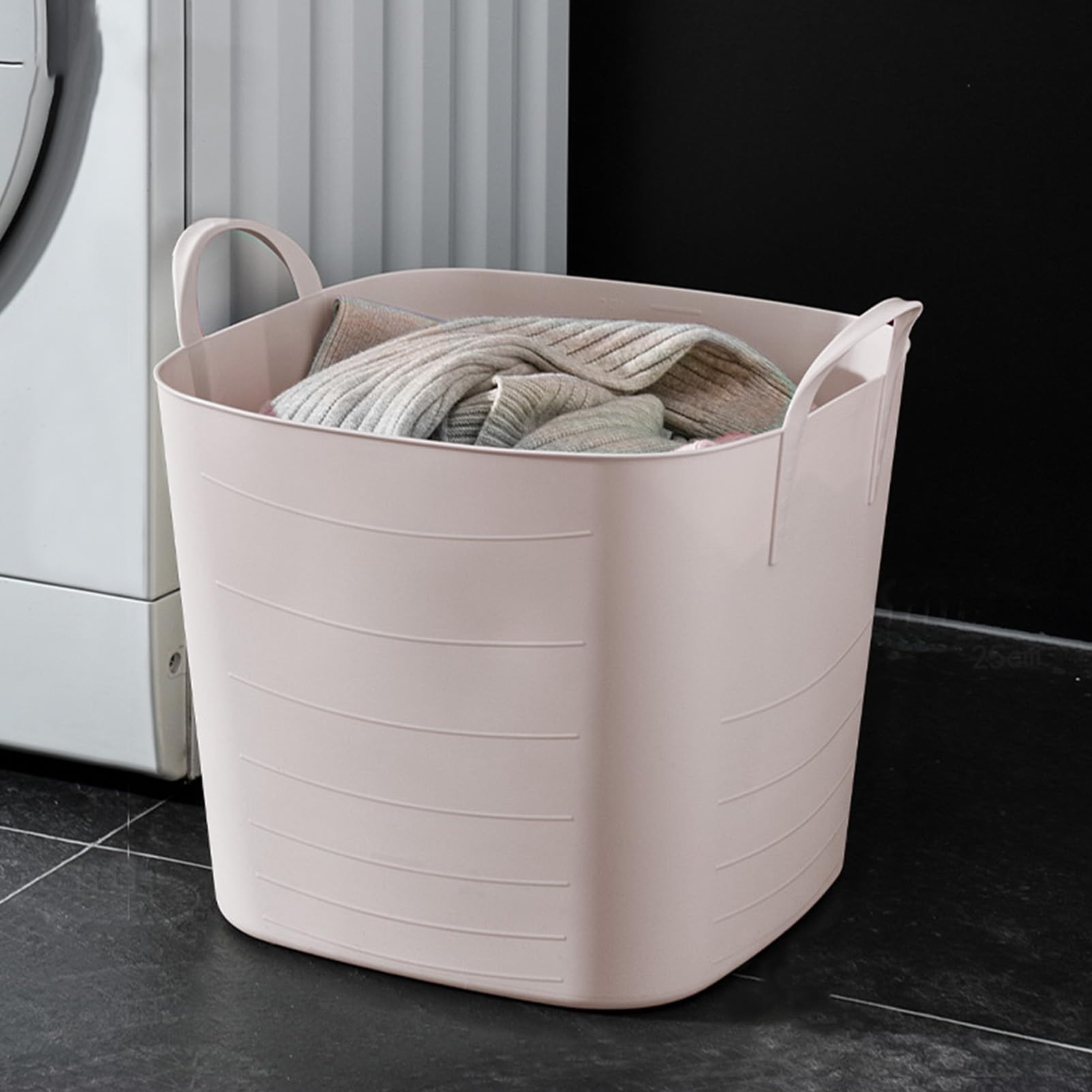 Household Large-Capacity Plastic Dirty Clothes Bucket, Dirty Clothes Basket, Toy Storage Basket, Clothes Basket, Dirty Clothes Basket, Clothes Laundry Basket