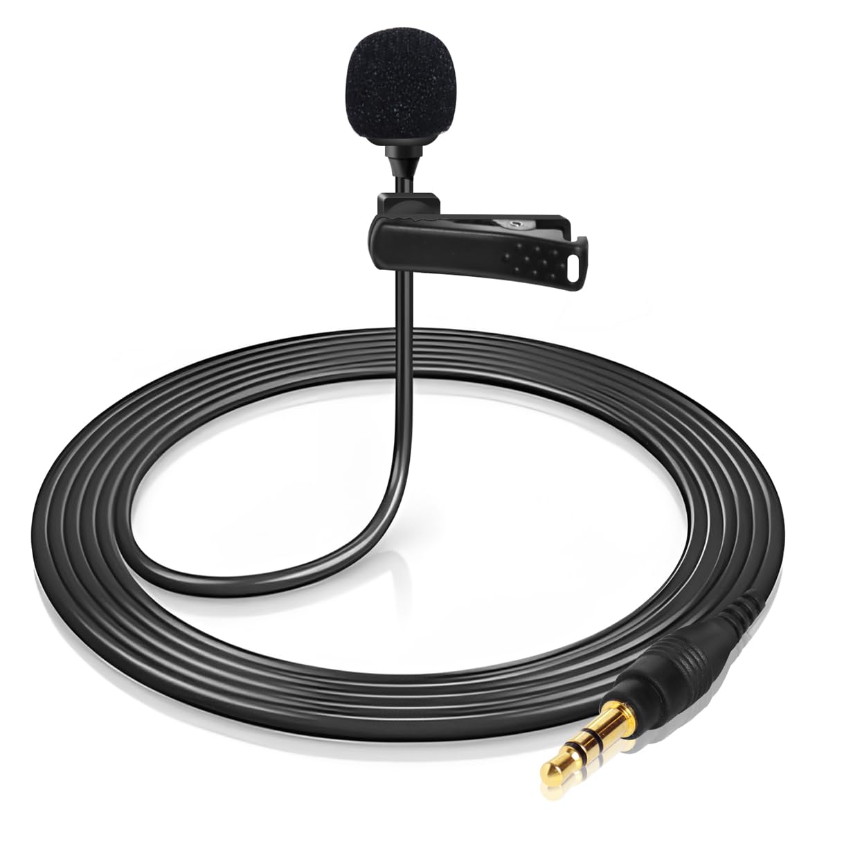 Amazon.com: 4 FT 3.5mm TRS Mini Lavalier Lapel Microphone for Rode 