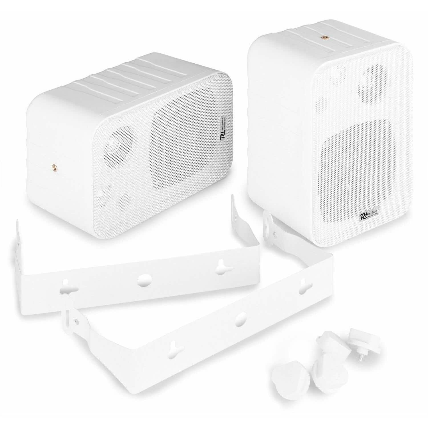 Power Dynamics BV40 - Altavoz de Pared 3 vías 8 Ohm Color Blanco línea 100V
