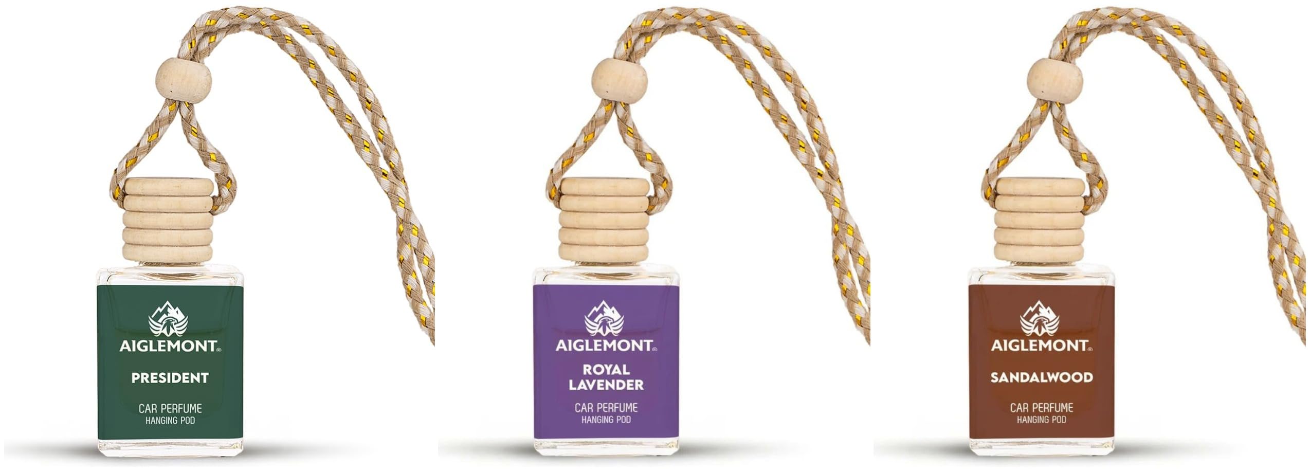 Car Perfumes combos | President, Royal Lavender& Sandalwood| Combo of 3 | 10 ml Each-image-43