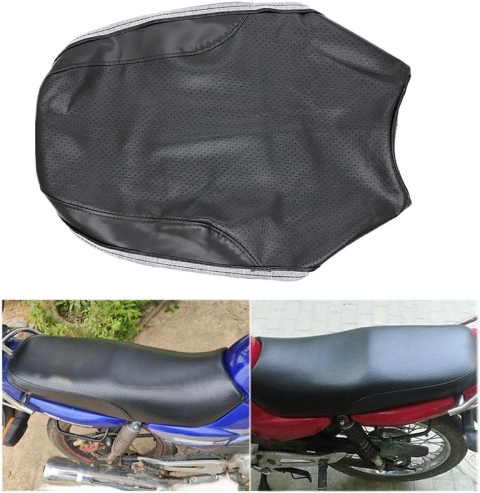 Motorcycle PU Leather Seat Cover Compatible with YBR 125 YBR125 2005 2006 2007 2008 2009 YBR-125