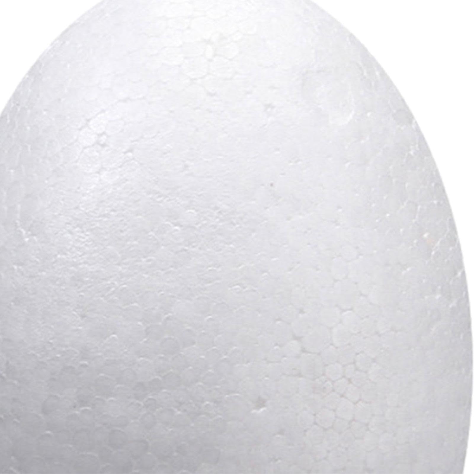 Uova di Gommapiuma, Uova Finte per Lavoretti, Uova di Pasqua Vuote, Uova di Polistirolo per Decorazioni Natalizie, Ornamenti per La Casa, Decorazioni, 20 Pezzi 12 Cm
