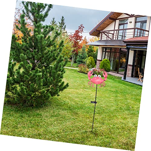 Yardwe 3 Pçs Caminhos Em De Caranguejo Gramado Pátio Aterrado Vermelho Passarelas Decorativas Solare