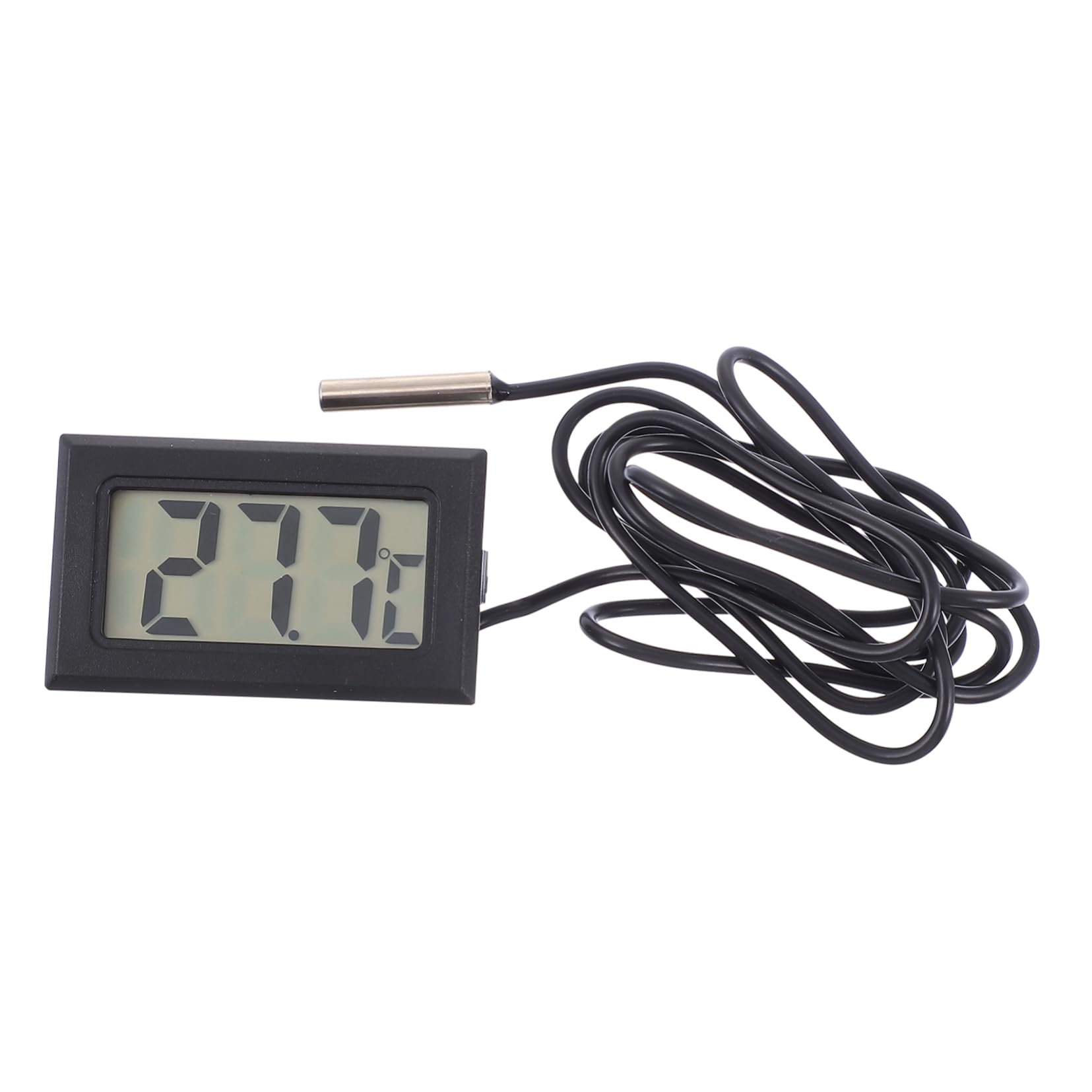 Housoutil Digital Water Cooling System Temperature Multifunctional Thermometer for Computers Aquariums and Vehicles Wide Measuring Range Sensing Wire