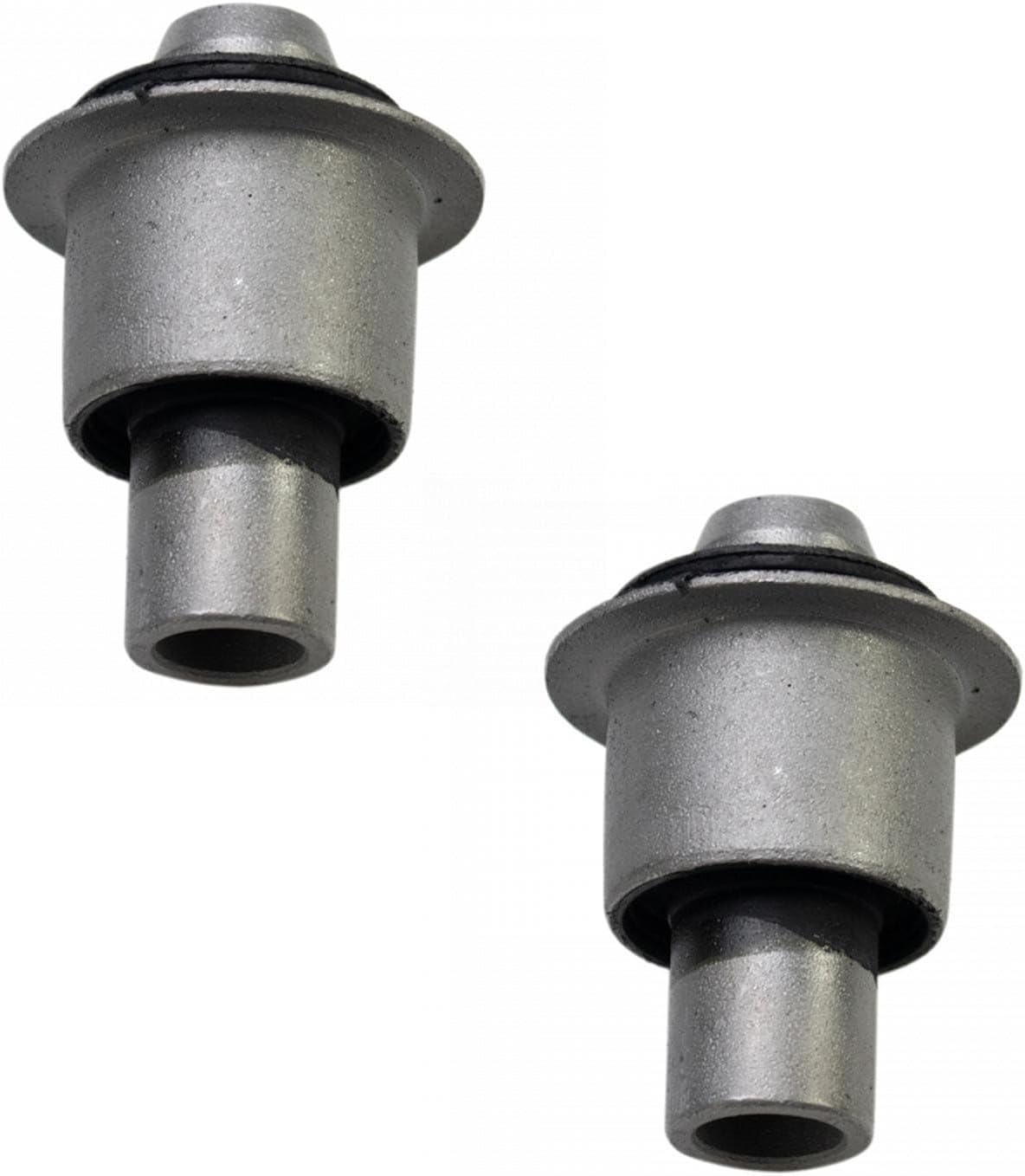 TRQ Front Rearward Subframe Bushing Pair 2pc Set for 07-12 Nissan Sentra