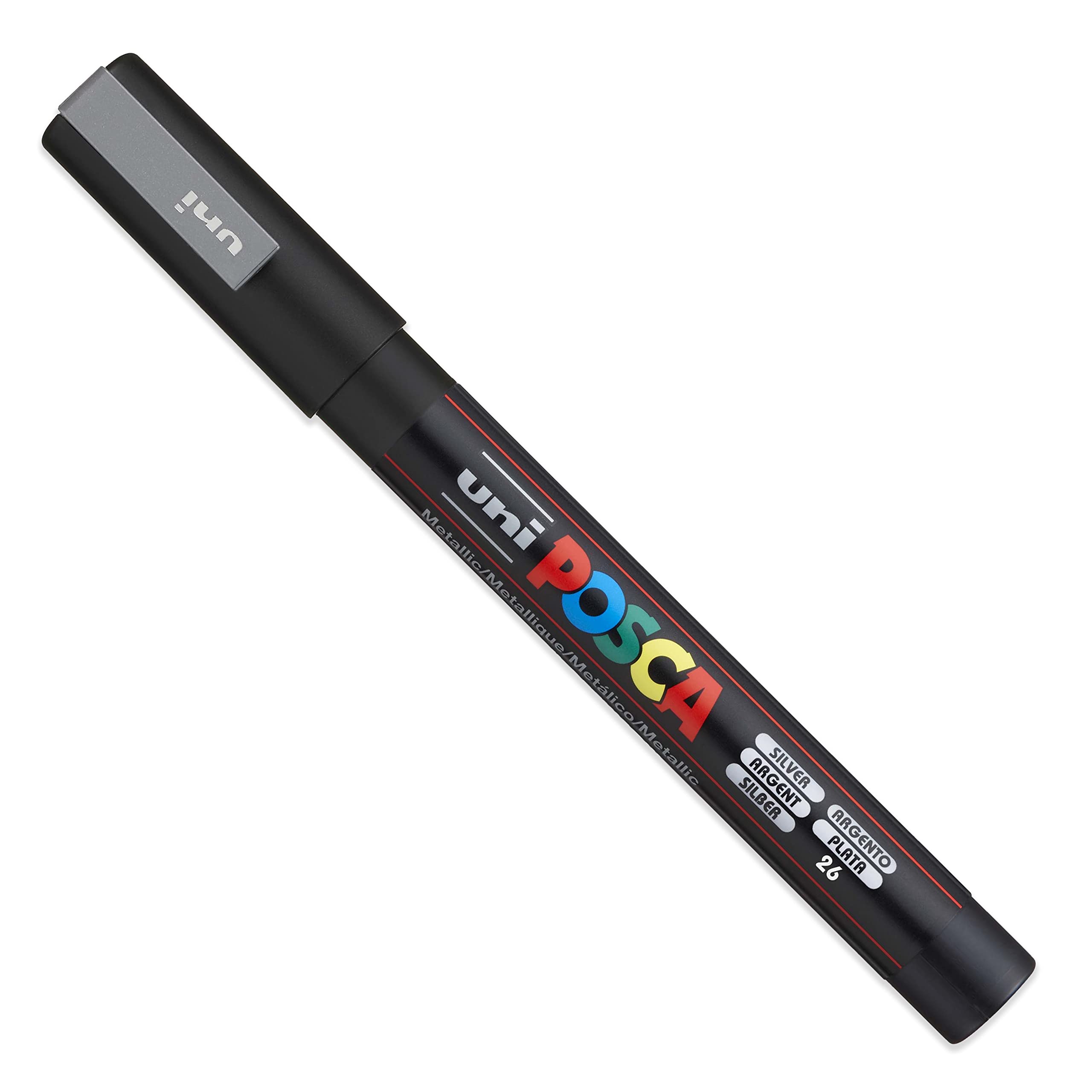 Posca PC-3M - Feutres de peinture - 0,9-1,3 mm - Lot de 8 teintes de Noël dans une boîte cadeau