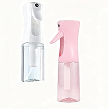 2 Pcs Continuous Spray Bottle, 3mm Ultra-fine Nozzle, 200ml Capacity, Suitable for Cleaning, Hair and Planting