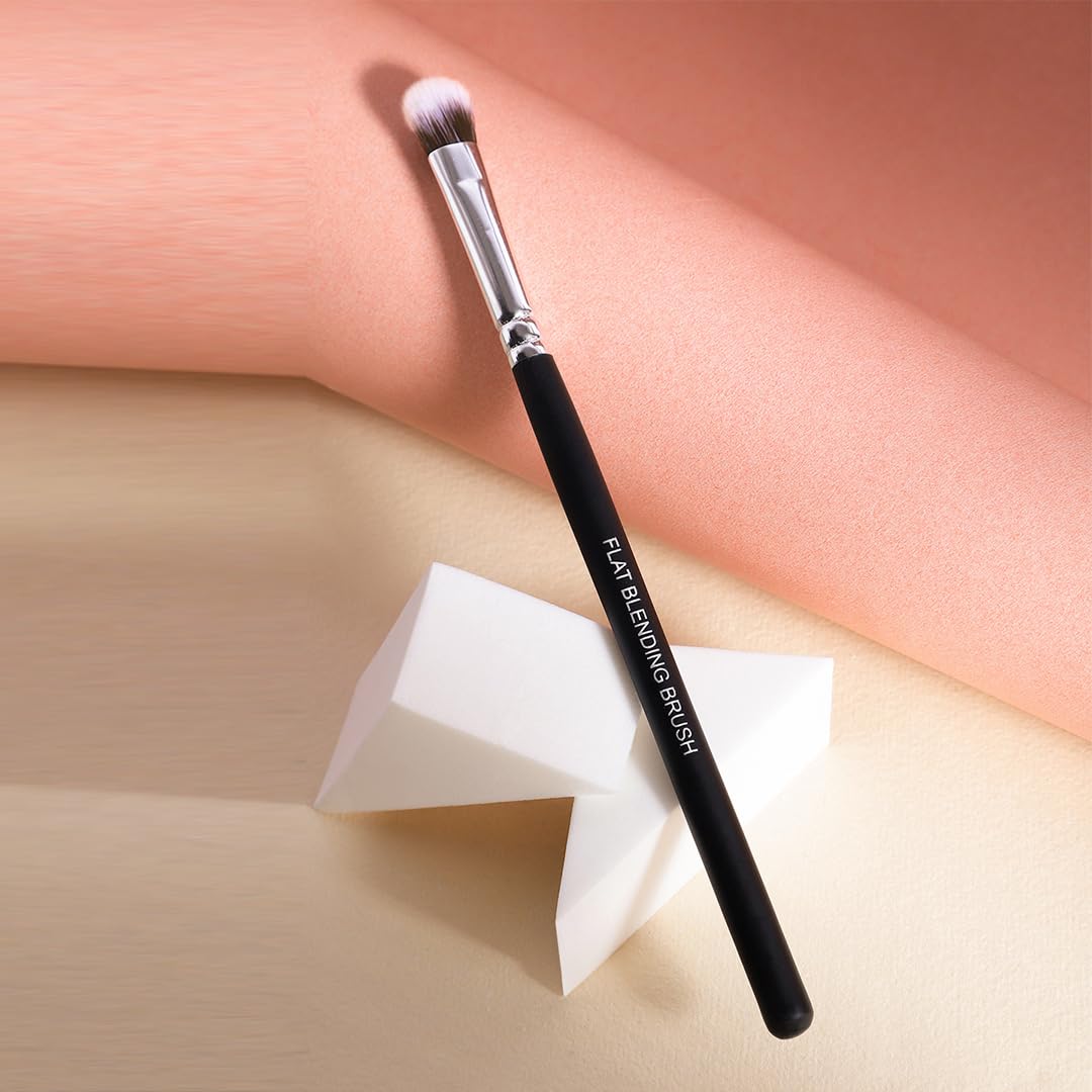 Cuffs N Lashes X Shystyles CS06 Flat Blending Brush – Professional Eye Makeup Brush | Soft Bristles | High Performance | Vegan &Cruelty-Free | Handmade in India for Seamless Blending-image-36