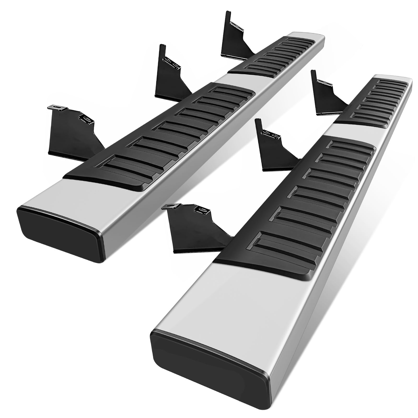 PZ 6" Access Cab Running Boards for 2005-2023 Toyota Tacoma Access Cab (2 Full Size Doors&2 Narrower Rear Doors) Mirror Stainless Steel Side Steps