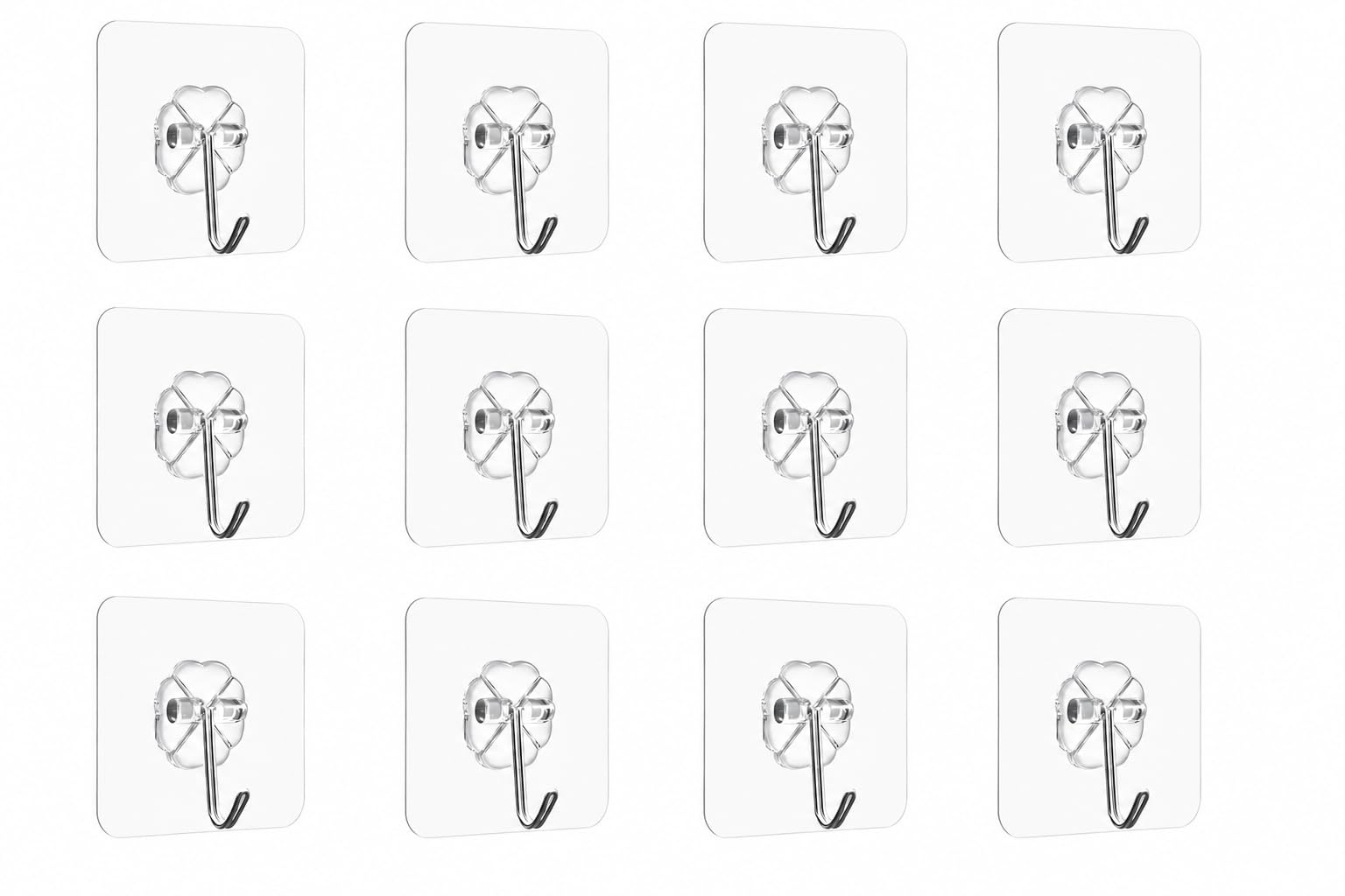 Adhesive Wall Hooks - No Drill, Damage-Free! -9